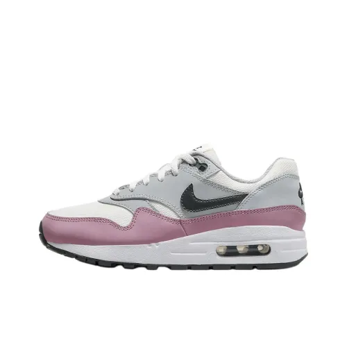 Nike Air Max 1 Детская беговая обувь Низкий топ Серый Школьный возраст