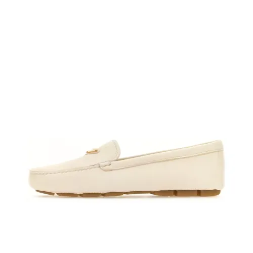 PRADA Лоферы Белые Женские