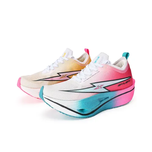 BYLEN Амортизация Устойчивость к истиранию Низкий топ Настоящая углеродная пластина Беговые кроссовки Унисекс