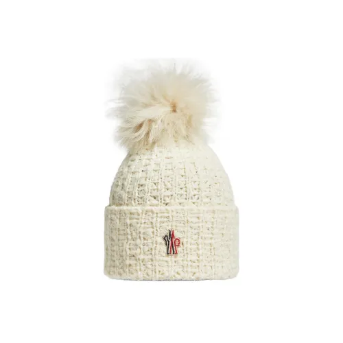 Moncler Шерстяные Шапки Женские Белые