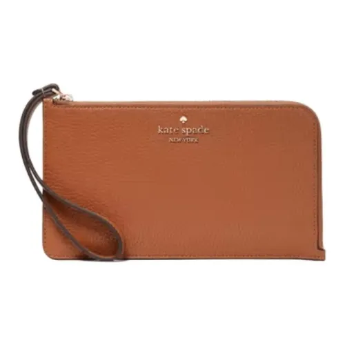 Kate Spade Lucy Litchi Grain Кожа Клатч Средний Женский Цвет Ginger