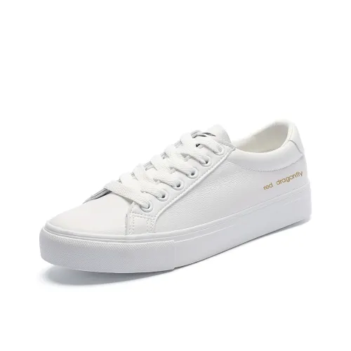 RED DRAGONFLY Туфли на плоской подошве Легкие и Дышащие Низкий Топ Повседневная Обувь Женская Белая
