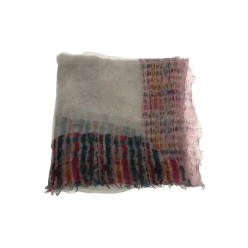 CHANEL Кашемир Шелковые шарфы Мужской Многоцветный