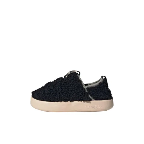 Adidas Originals Puffylette Детская повседневная обувь Низкий топ Черный Бежевый Для дошкольников