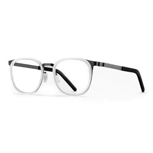 KODAK Чистый титан Пластиковая оправа Прямоугольные Оправы для очков Мужские Черные