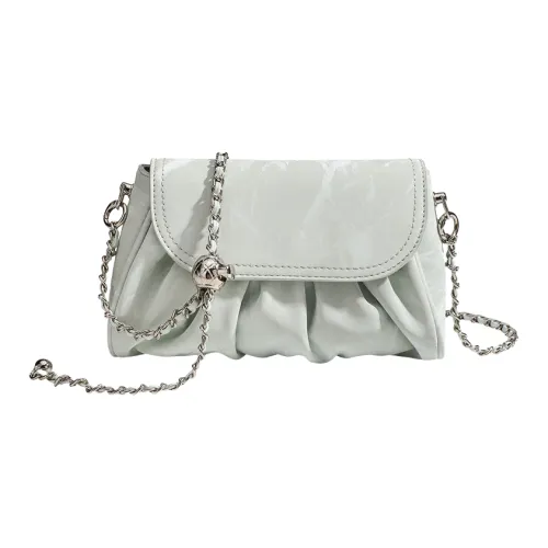 NOMK ПУ (полиуретан) Сумка через плечо Женская Зеленая Розовая Белая