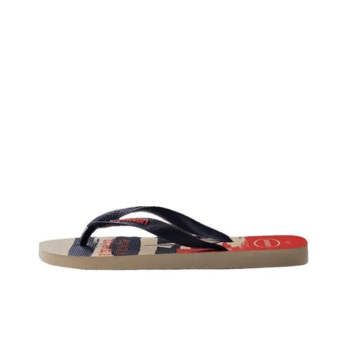 Havaianas Резиновая подошва устойчивая к истиранию шлепанцы унисекс бежевый