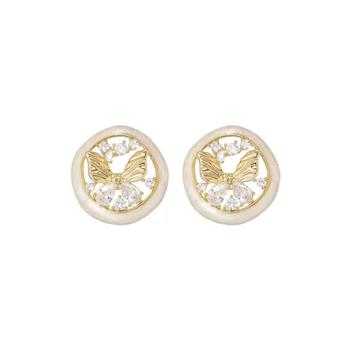 Серьги-гвоздики XIUJUEYINYUAN DL из серебра S925 женские