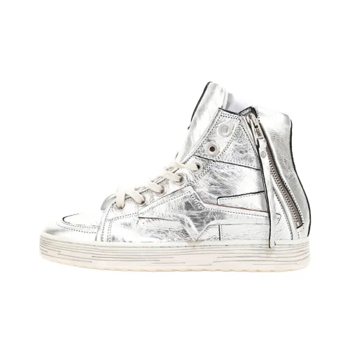 Кроссовки для скейтбординга AirStep High Top Silver Женские