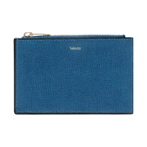 Valextra Кошелек из телячьей кожи держатель для карт унисекс кобальтовый синий