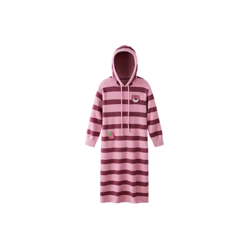 Jingyun X Disney Ночная сорочка Зимний Женские Румяно-розовый