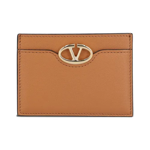 Valentino Телячья кожа Держатель для карт Женские Коричневый