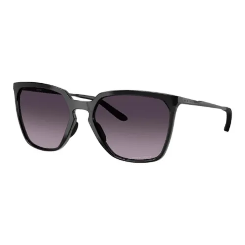 Oakley Injection Molded Нерегулярная форма Солнцезащитные очки Унисекс Черный