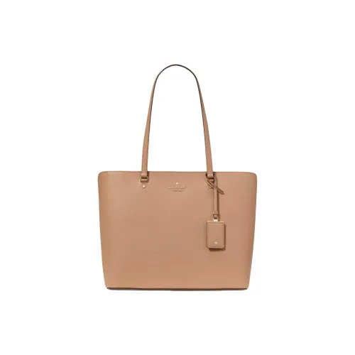 Kate Spade GRAIN LEATHER Тоут Сумка Сумка для покупок Сумка Сумка через плечо Большая Женская Цвет имбирного печенья