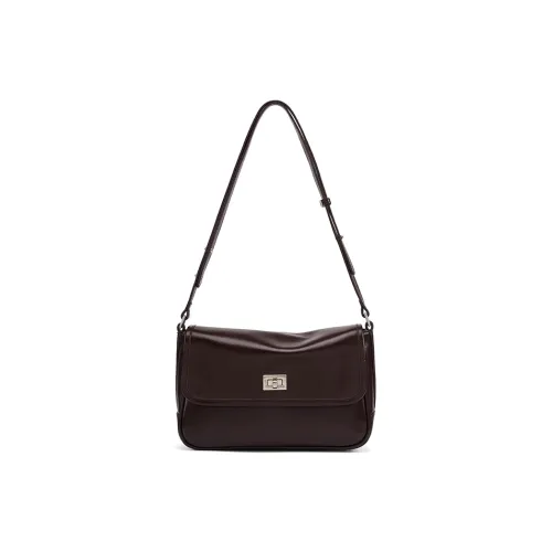 La Festin Сумка для доставки из натуральной коровьей кожи сумка для повседневного использования коричневая сумка через плечо женская