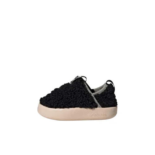 Adidas Originals Puffylette Slip-resistant Abrasion-resistant Низкий топ Обувь для малышей Черный Infant и Toddler
