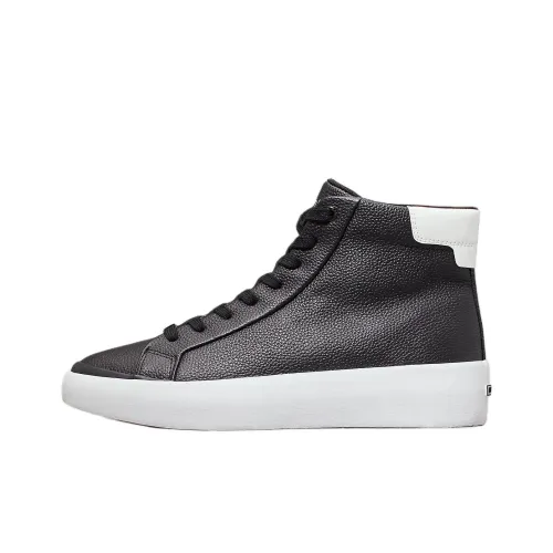 Calvin Klein Высокие Кроссовки для скейтбординга Женские Черные