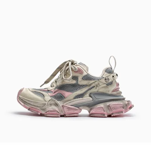 XSCZ Амортизаторы Shock Slip-resistant Abrasion-resistant Низкий топ Толстая подошва Кроссовки Unisex