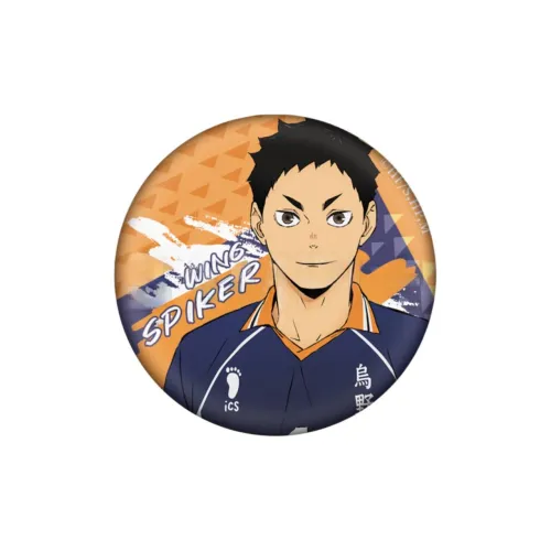 MANCOOL Значок Основная диагональная защитная диагональная диагональная подача Коллекция Кенма Козуме Suga Значки