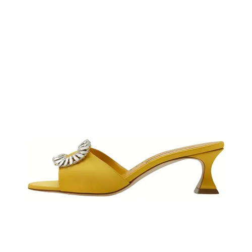 MANOLO BLAHNIK Слипоны Женские Желтые
