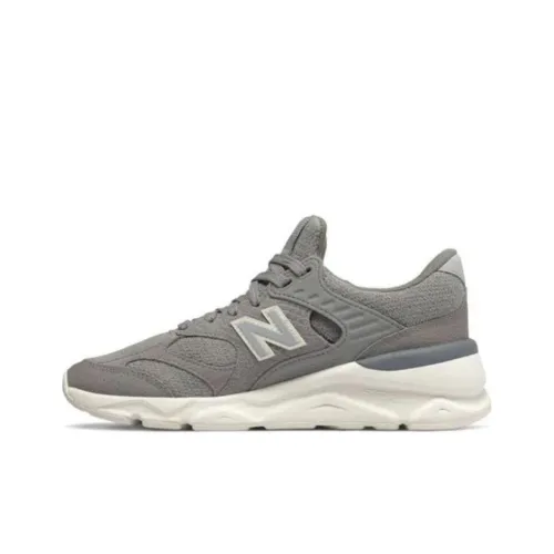 New Balance NB X 90 Реконструированный Устойчивый к Износу Низкий Топ Повседневная Обувь Женская Серый