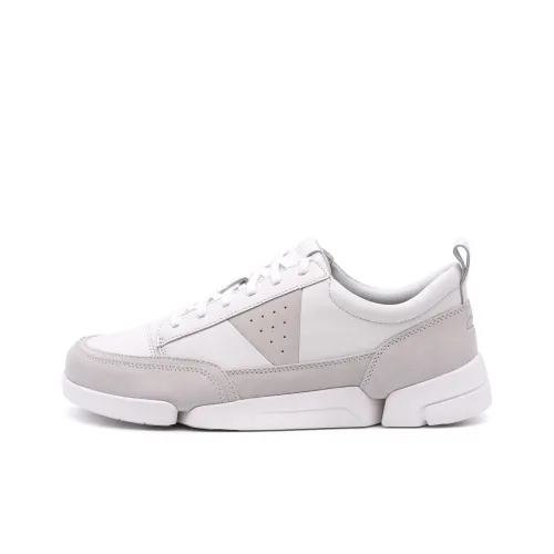 Clarks Мужские повседневные туфли Low Top Белые 261807287 Мужские