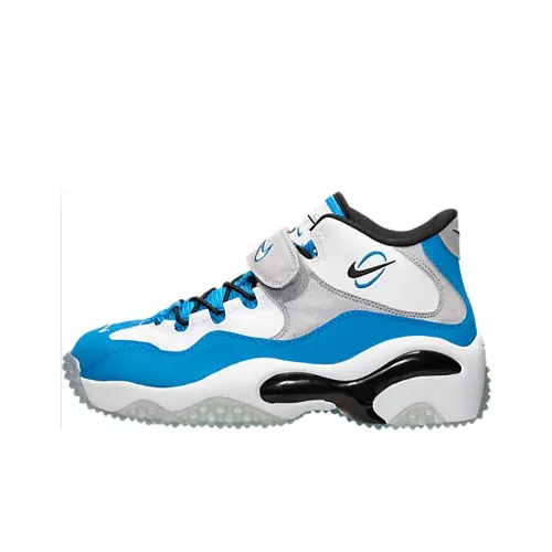 Nike Air Zoom Шипы Износостойкий И Легкий MID Топ Тренировочные Кроссовки Унисекс Сине-белый