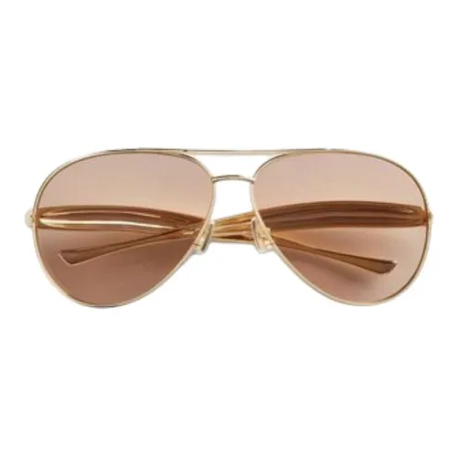 Bottega Veneta Металл Aviator Солнцезащитные очки Мужской Многоцветный