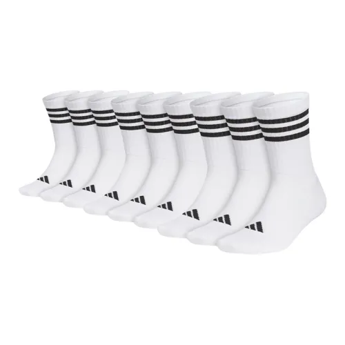 Adidas Носки Crew Унисекс Белые 9 Двойные Loads