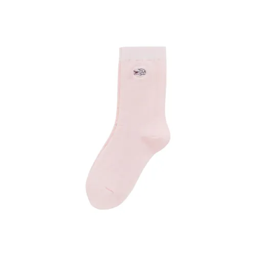 LACOSTE 1 шт Розовые Женские Носки MID до икры