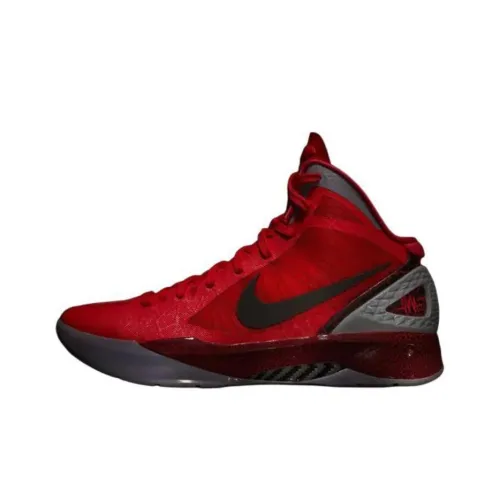 nike Hyperdunk 2011 PE Амортизаторы Shock противоскользящие устойчивые к истиранию дышащие баскетбольные кроссовки MID Мужские красные