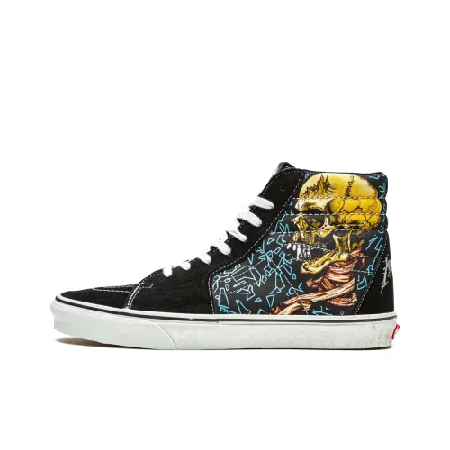 METALLICA x Vans SK8 High Скейтборд Кроссовки Унисекс Черный