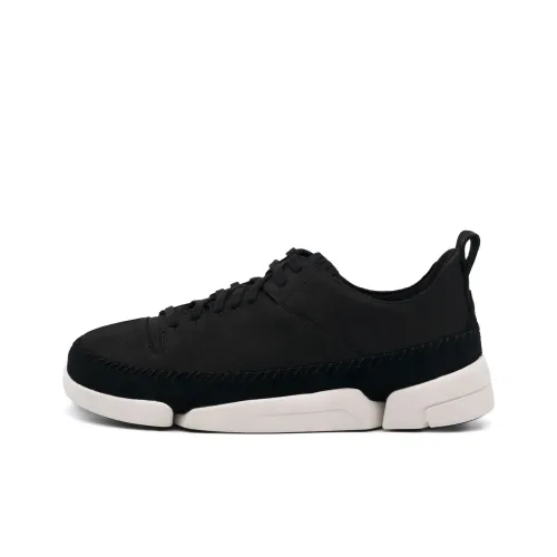 Clarks Мужская повседневная обувь, низкий топ, черный, 261807317 Мужской