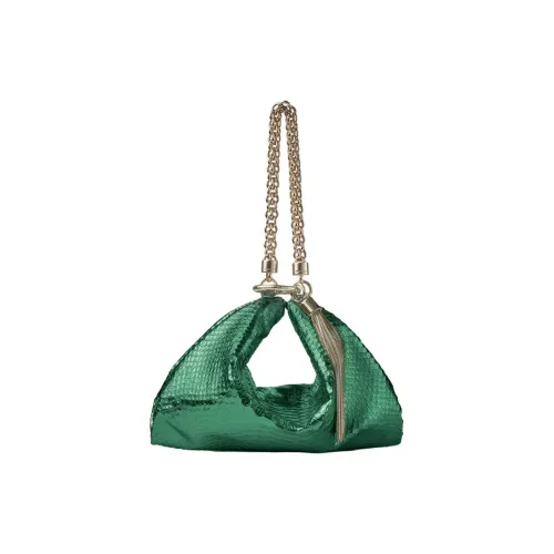 Jimmy Choo Кожа Сумка Женская Темно-зеленый Светло-золотой