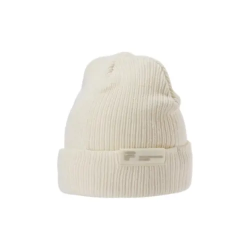 FILA FUSION Акриловые шапки-бини Унисекс Ванильный белый