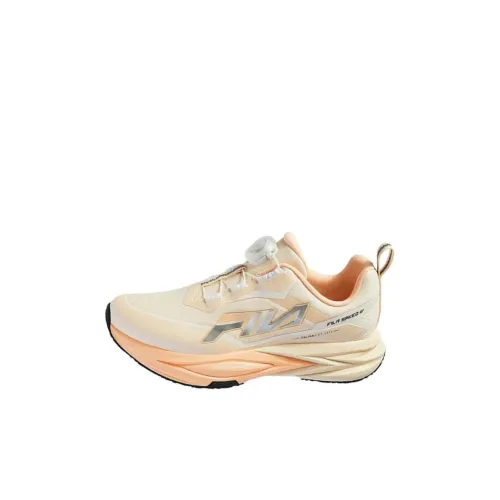 FILA KIDS BOA Slip-resistant Abrasion-resistant Low Top Детская беговая обувь Светлый умбра Серебряный серый Подростки