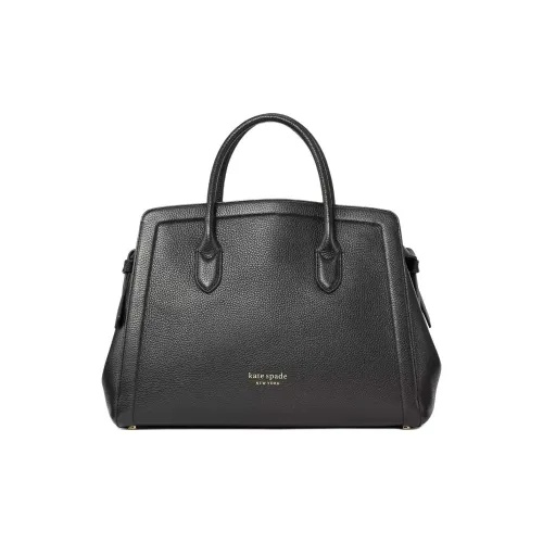 Kate Spade Knott Litchi Grain Leather Crossbody Bag Shoulder Bag Large Women's Black