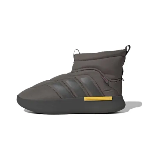 Adidas Adipuff Slip Resistant Abrasion Resistant High Top Casual Unisex Layered Olive Green Adidas Adipuff Противоскользящий устойчивый к истиранию высокий топ повседневный унисекс многослойный оливково-зеленый