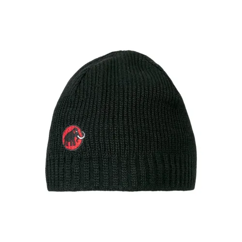 MAMMUT Шерсть Полиэстер Beanies Унисекс Черный