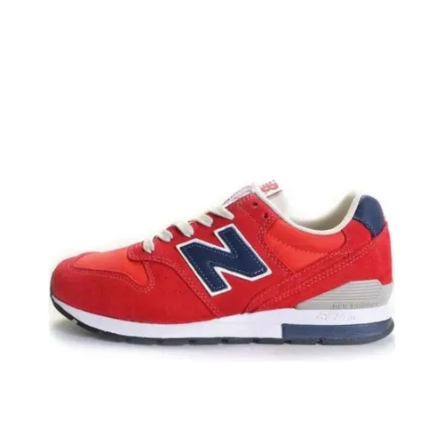New Balance NB 996 Устойчивый к истиранию Низкий Топ Повседневные Беговые кроссовки Унисекс Красный Синий