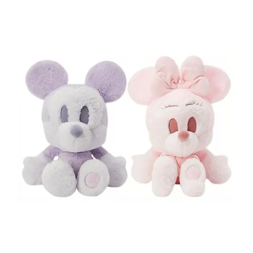 Disney Mickey Mouse Большой Размер Mickey+Minnie Комбинация Розово-фиолетовый Куклы Плюшевая кукла 44cm 68cm Высота Shanghai Disney