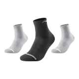 [Длинный Tube Позиционирование Стиль] Черный Белый Серый 3 Упаковки [Дышащий/Влагоотводящий/Антибактериальный]