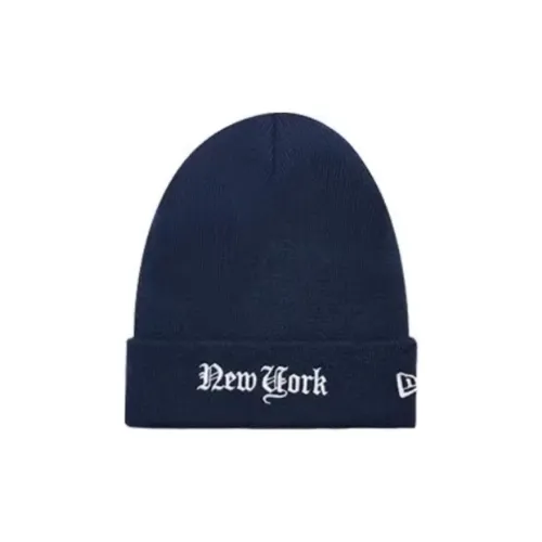 New Era Акриловые шапки-бини унисекс темно-синие