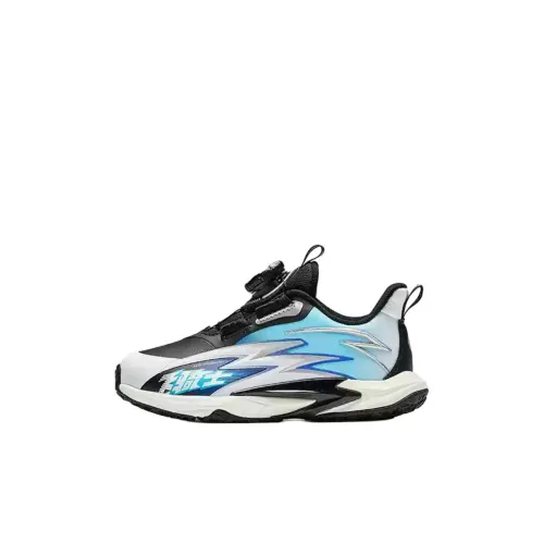 Antakids Flying Knight Slip-resistant Abrasion-resistant Low Top Детская беговая обувь Черный Белый Детская