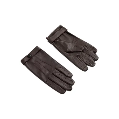 Dunhill Овчина Перчатки Мужские Коричневые