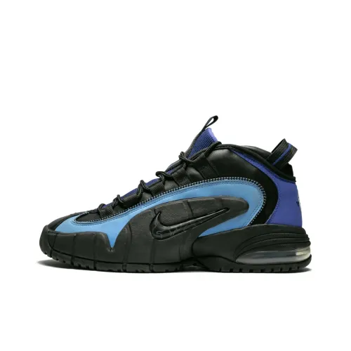 Nike Air Max Penny 1 VARSITY Royal 2005 MID Топ Винтажные баскетбольные кроссовки Унисекс Черный Синий