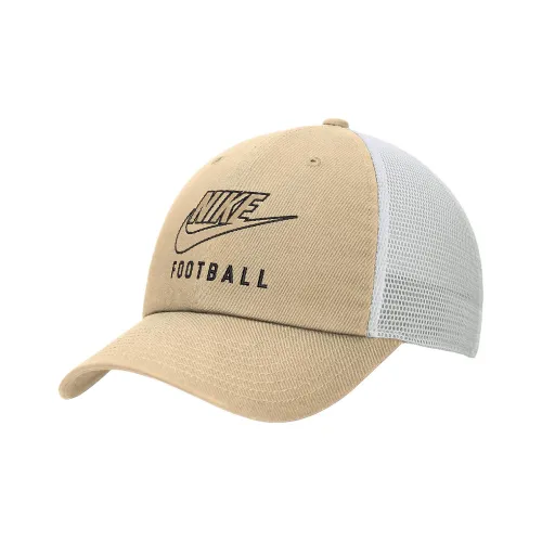 Nike Хлопковые кепки унисекс желтые