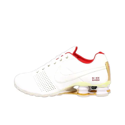 Nike Shox Deliver Амортизаторы Shock Slip-resistant Abrasion-resistant Низкий топ Тренировочные Беговые кроссовки Женские Белые