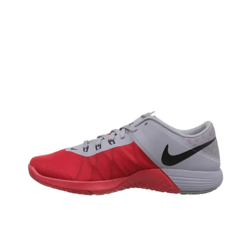 Nike FS Lite Trainer 4 Амортизация Износостойкий Низкий Топ Кроссовки для тренировок Унисекс Серый Красный