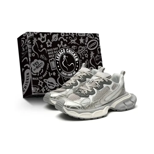 Legaco Chicken Амортизация Дышащий Увеличение Высоты Низкий Топ Толстая Подошва Кроссовки Унисекс